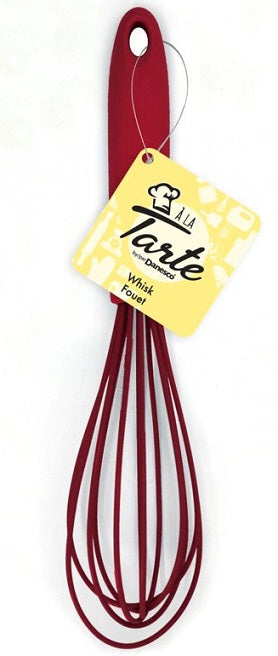 Danesco A La Tarte Red Silicone Whisk