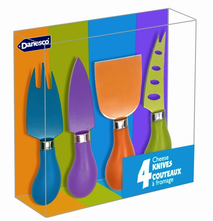 Danesco Colorful Cheese Knife Set