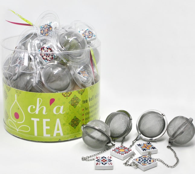 Danesco Ch'a Tea Ball With Charm