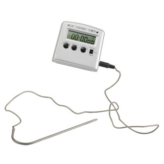 Danesco Digital Probe Cooking Thermometer &amp; Timer