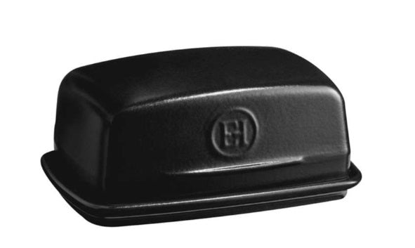 Emile Henry Butter Dish Truffle Black