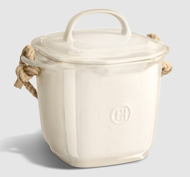 Emile Henry Compost Bin Clay Beige