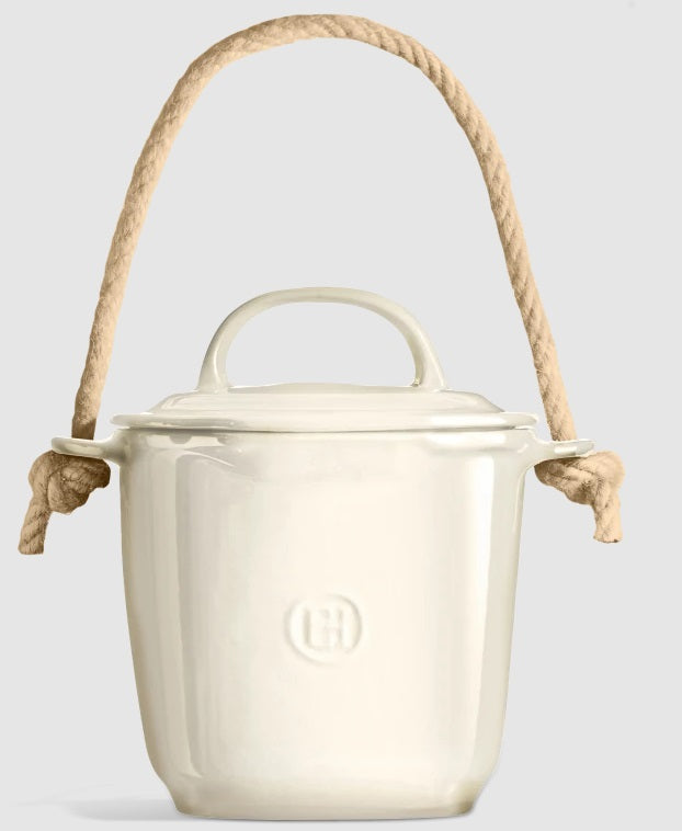 Emile Henry Compost Bin Clay Beige