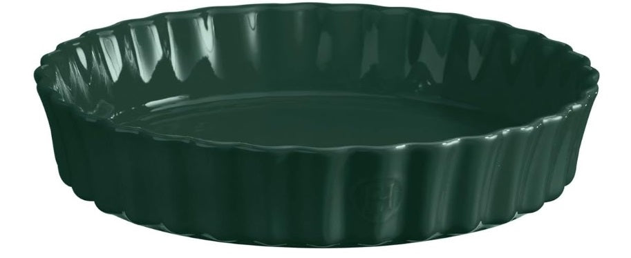 Emile Henry Deep Tart Dish Cedar Green