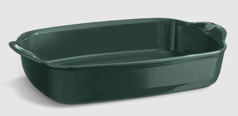 Emile Henry Medium Rectangular Baking Dish Cedar Green