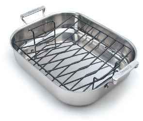 Elite Roasting Pan with Rack 17&quot;