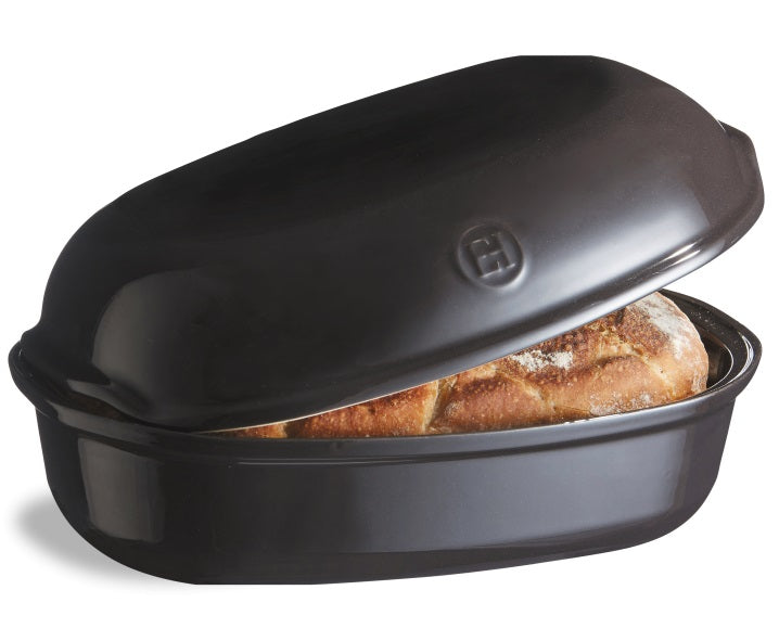 Emile Henry Artisan Loaf Bread Baker Charcoal Black