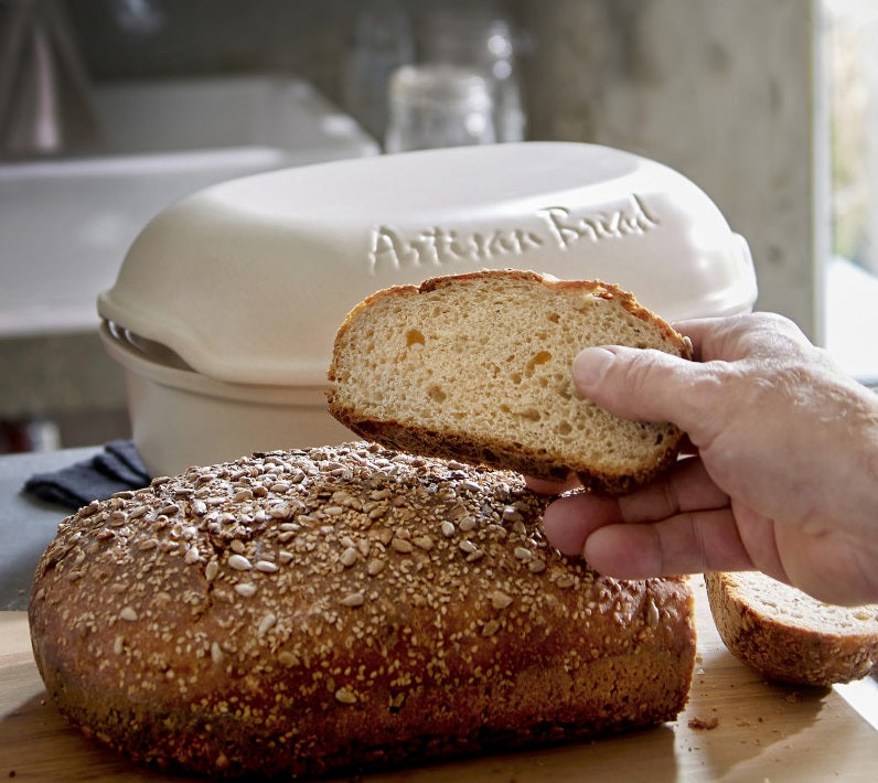 Emile Henry Artisan Loaf Bread Baker Clay