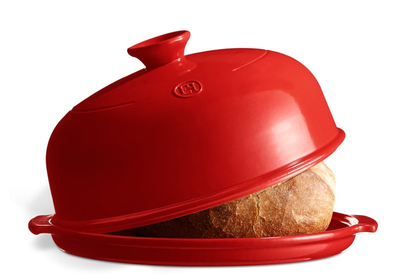 Emile Henry Bread Cloche Burgundy Red