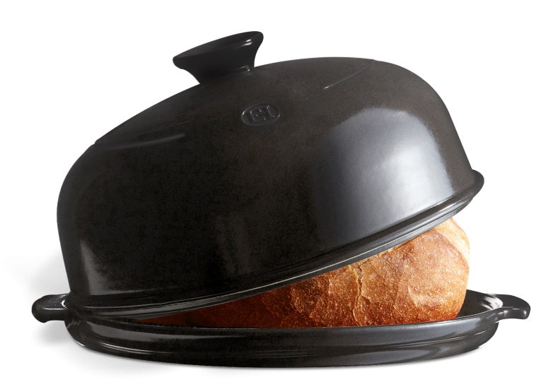 Emile Henry Bread Cloche Charcoal Black