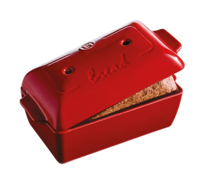 Emile Henry Bread Loaf Baker Burgundy Red