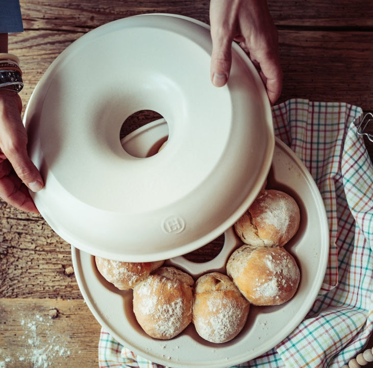 Emile Henry Crown Bread Baker Clay