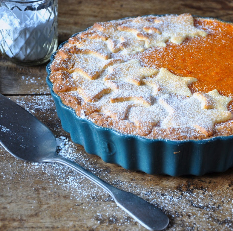 Emile Henry Deep Tart Dish Toscane Orange