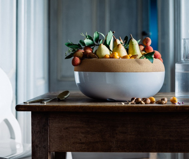 Emile Henry Large Storage Bowl Truffle Black