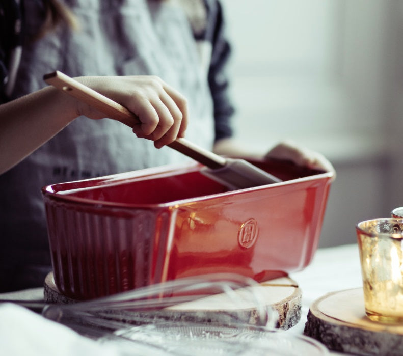 Emile Henry Loaf Baking Dish Burgundy Red