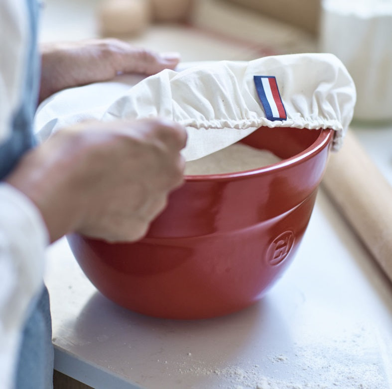 Emile Henry Mixing Bowl 4.5L Flour White