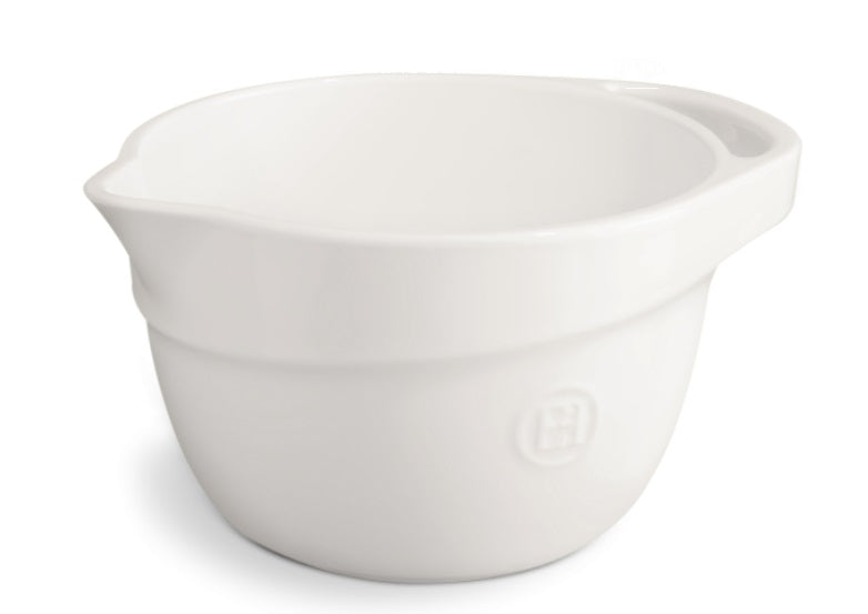 Emile Henry Mixing Bowl 2.5L Flour White