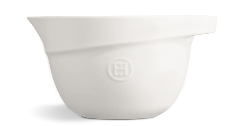 Emile Henry Mixing Bowl 4.5L Flour White