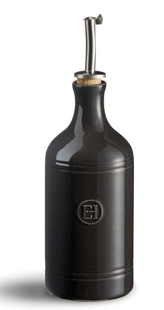 Emile Henry Oil Cruet Charcoal Black