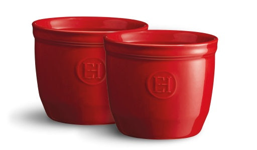 Emile Henry Ramekin Set of 2 N8 Burgundy Red