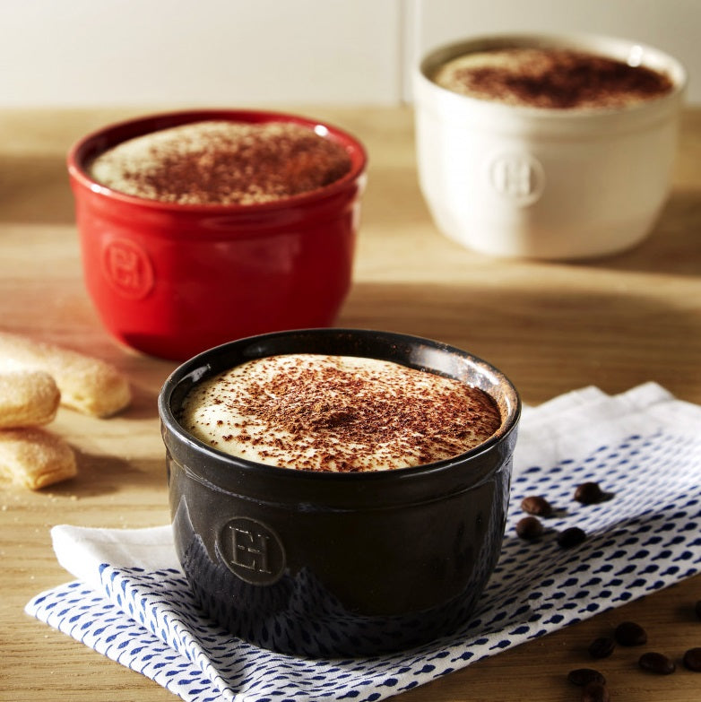 Emile Henry Ramekin Set of 2 N9 Burgundy Red