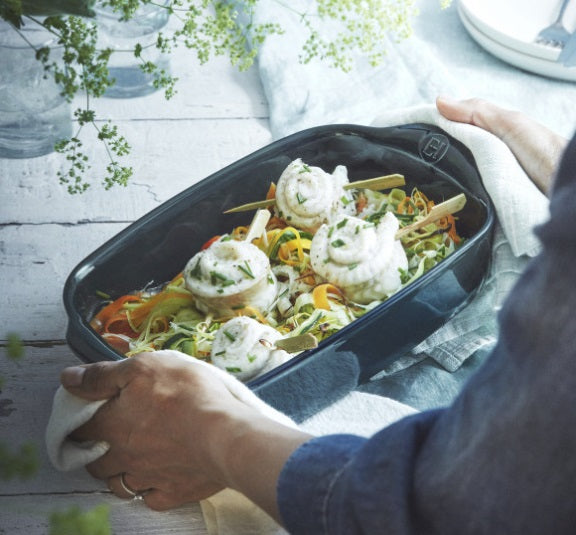 Emile Henry Rectangular Baking Dish Small Mediterranean