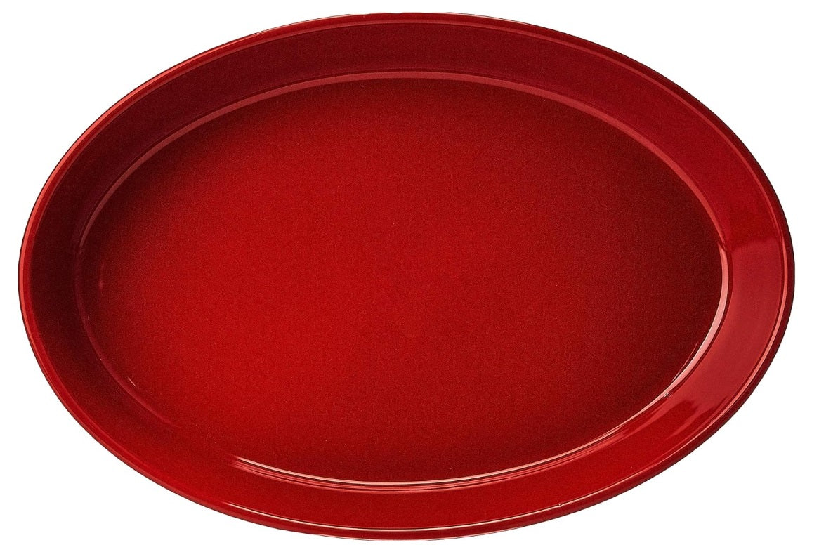 Emile Henry Maxi Oval Baking Dish Burgundy