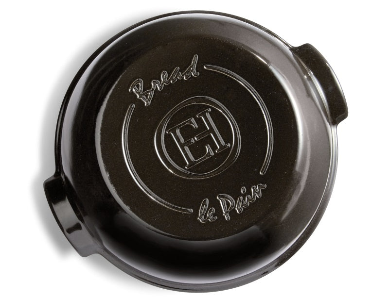 Emile Henry Round Bread Baker Charcoal Black