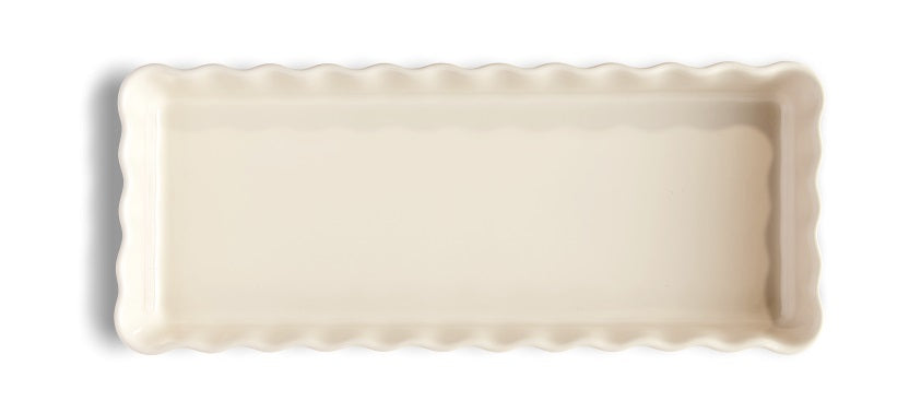 Emile Henry Slim Rectangular Tart Dish Clay