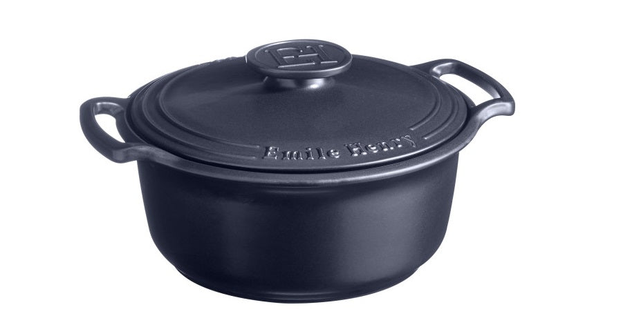 Emile Henry Sublime Round Dutch Oven Indigo 4.2L