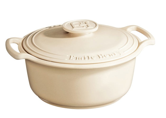 Emile Henry Sublime Round Dutch Oven Cream 4.2L