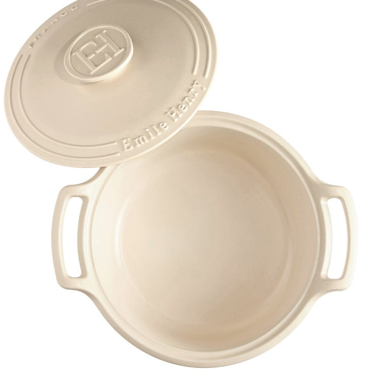 Emile Henry Sublime Round Dutch Oven Cream 4.2L