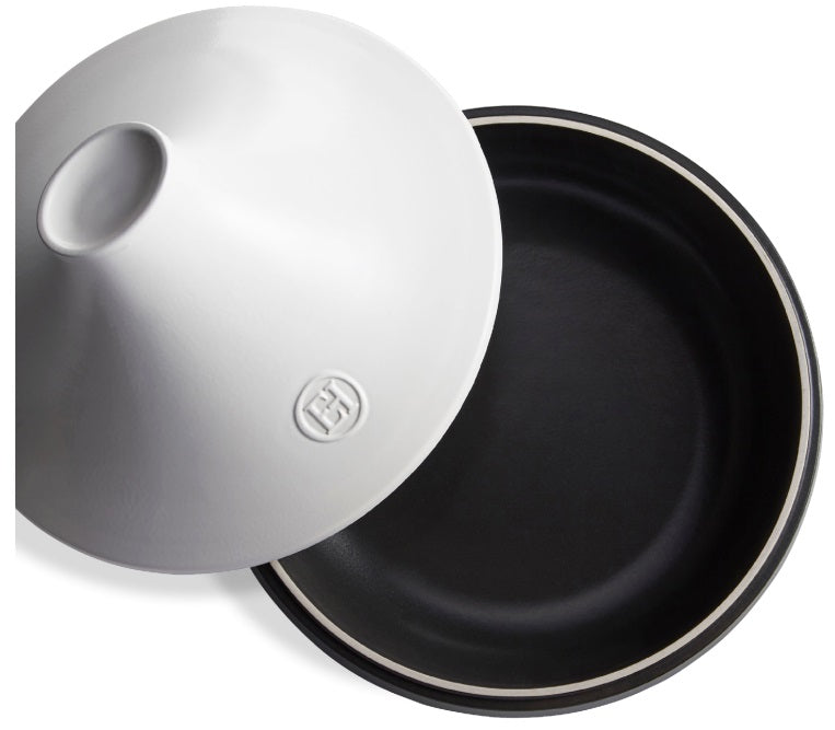 Emile Henry Delight Large Tagine White & Slate 4L