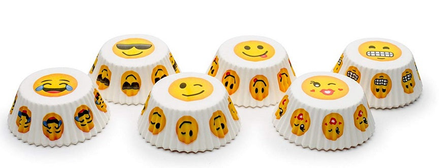 Fox Run Mixed Emoji Baking Cup Set of 300