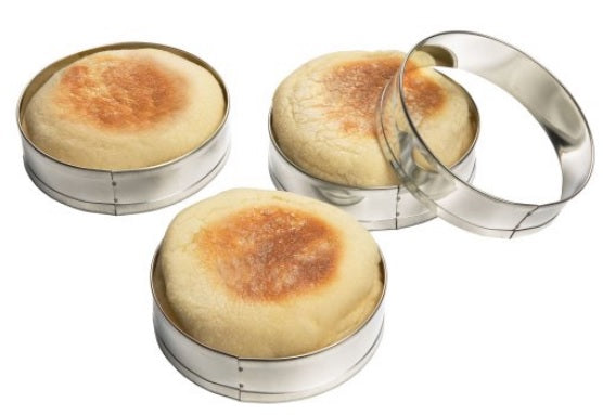 Fox Run Set of 4 English Muffin Rings