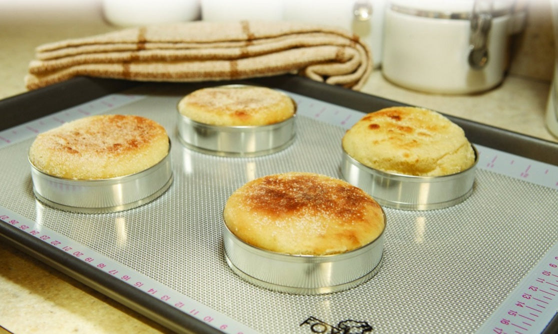 Fox Run Set of 4 English Muffin Rings