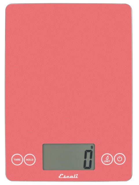 Escali Arti Digital Glass Kitchen Scale Desert Rose