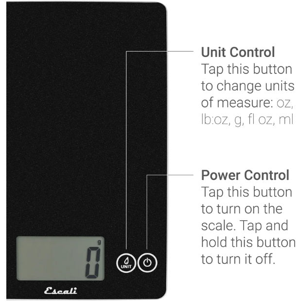 Escali Arti Digital Glass Kitchen Scale Desert Rose