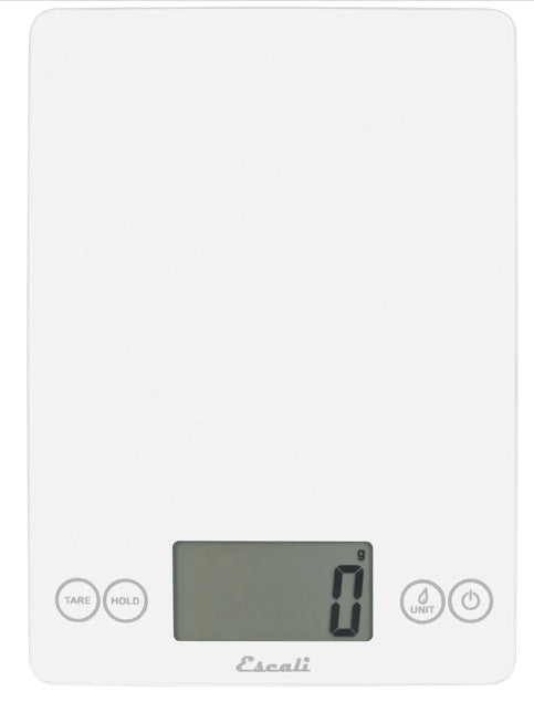 Escali Arti Digital Glass Kitchen Scale Frost White