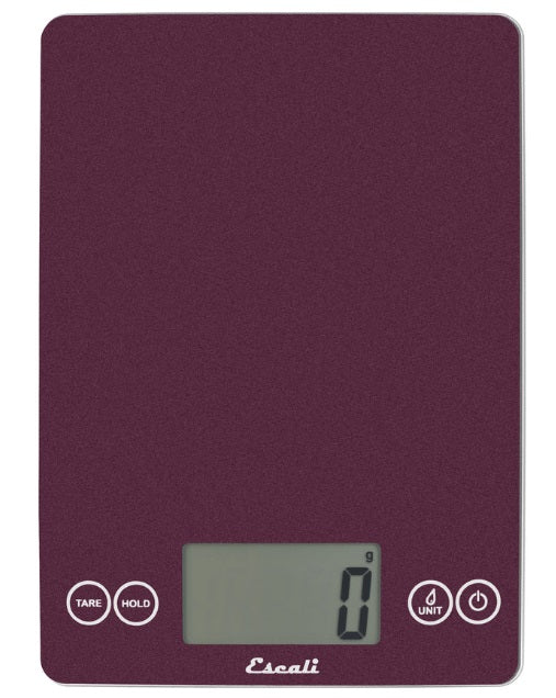 Escali Arti Digital Glass Kitchen Scale Purple Night