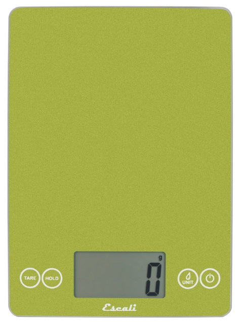 Escali Arti Digital Glass Kitchen Scale Succulent Green