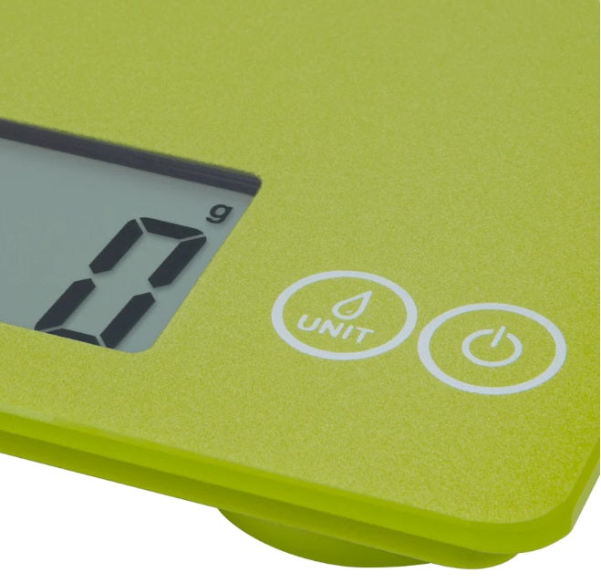 Escali Arti Digital Glass Kitchen Scale Succulent Green