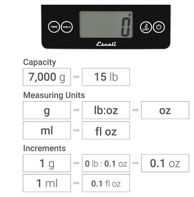 Escali Arti Digital Glass Kitchen Scale Succulent Green