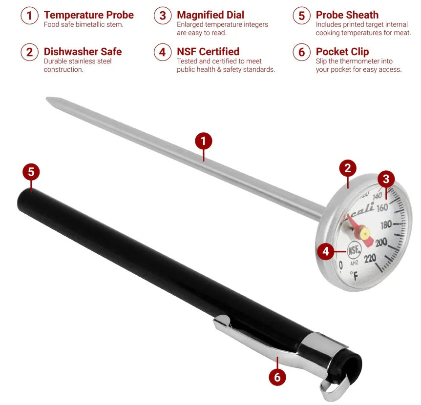 Escali Instant Read Dial Thermometer