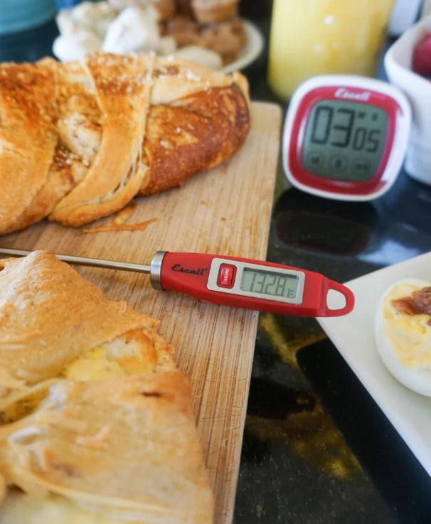 Escali Gourmet Digital Thermometer Red