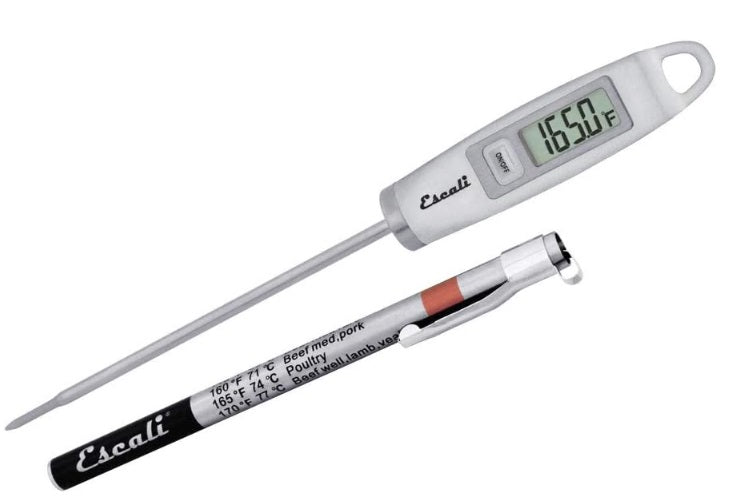 Escali Gourmet Digital Thermometer Silver