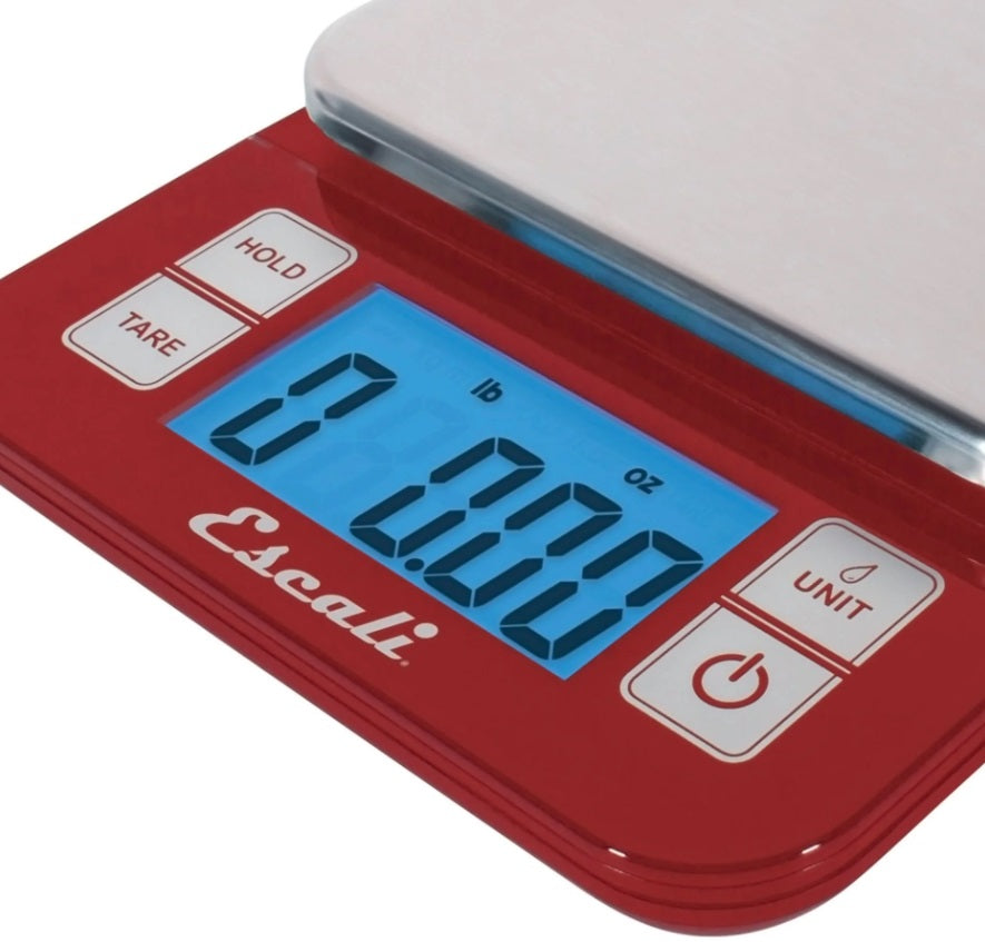 Escali Nutro Red Digital Kitchen Scale