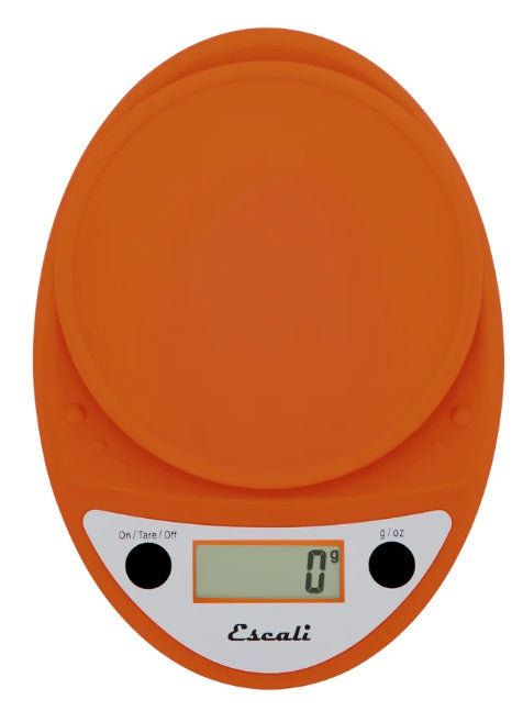 Escali Primo Digital Kitchen Scale Pumpkin Orange