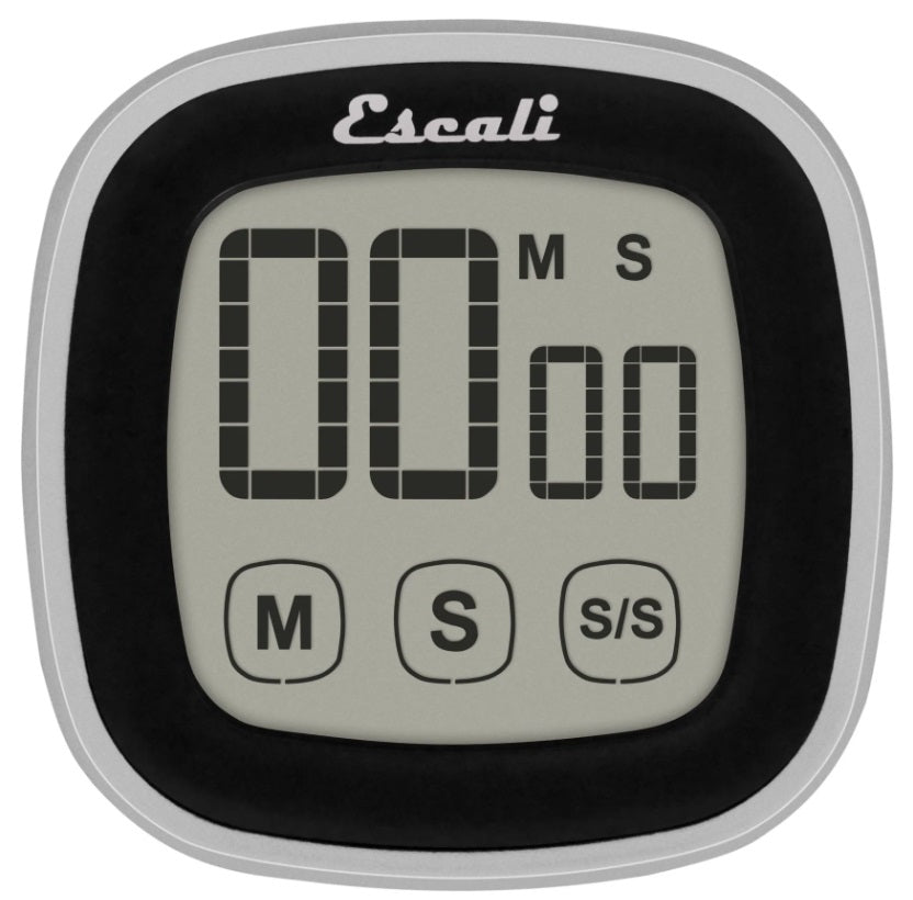 Escali Touch Screen Digital Timer Black