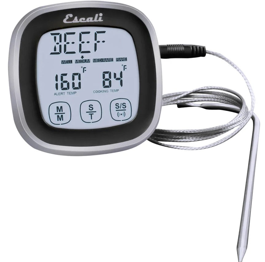 Escali Touch Screen Thermometer & Timer Black